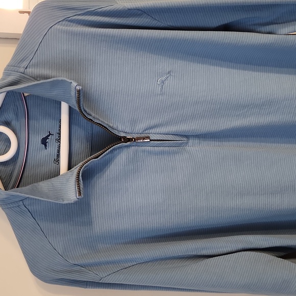 Tommy Bahama Island Modern Fit quarter zip shirt - Picture 2 of 7